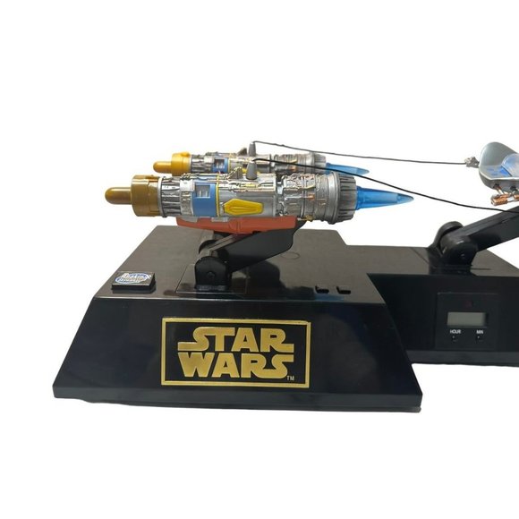 Vintage 1999 Star Wars Anakin Skywalker Pod Racer Alarm Clock Rare Electronic - Picture 2 of 6